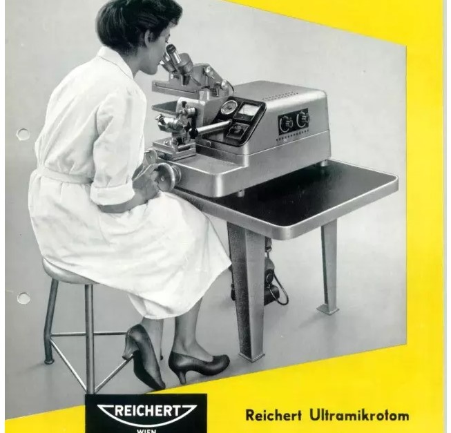 OmU1，來(lái)自于Reichert公司的第一臺(tái)超薄切片機(jī)（1957/58）